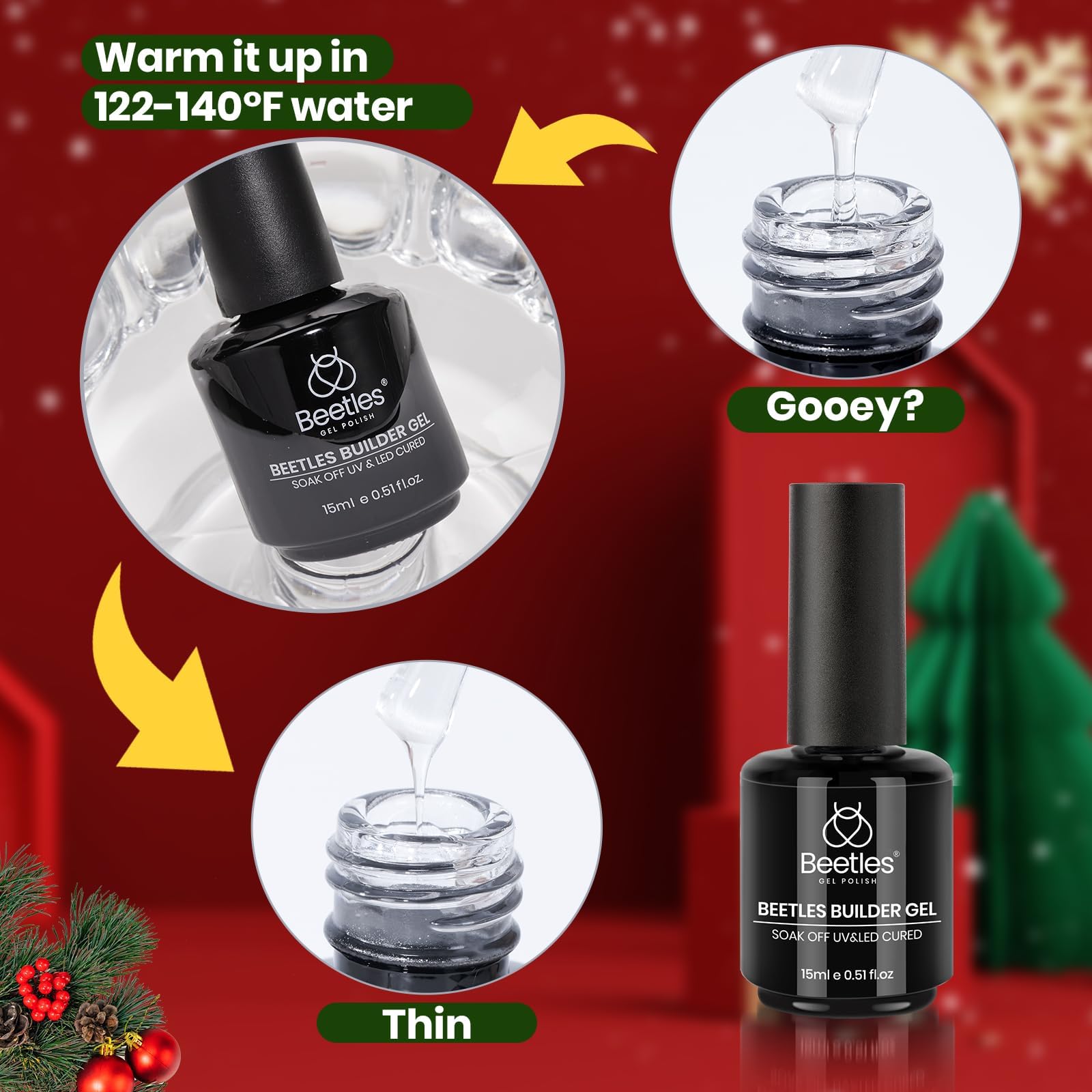 Beetles Christmas Limited Builder Gel