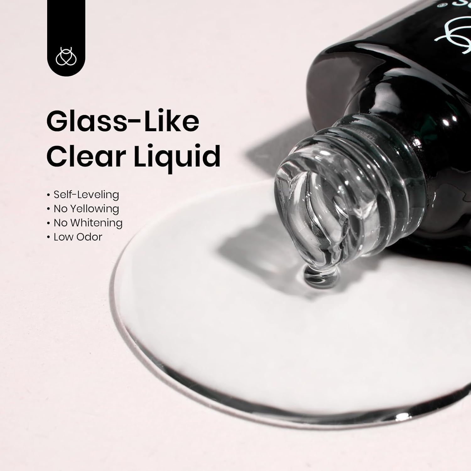 Black White Colors - 4Pcs White Black Gel Polish Set with No Wipe Top&Base Coat Nail Polish Set