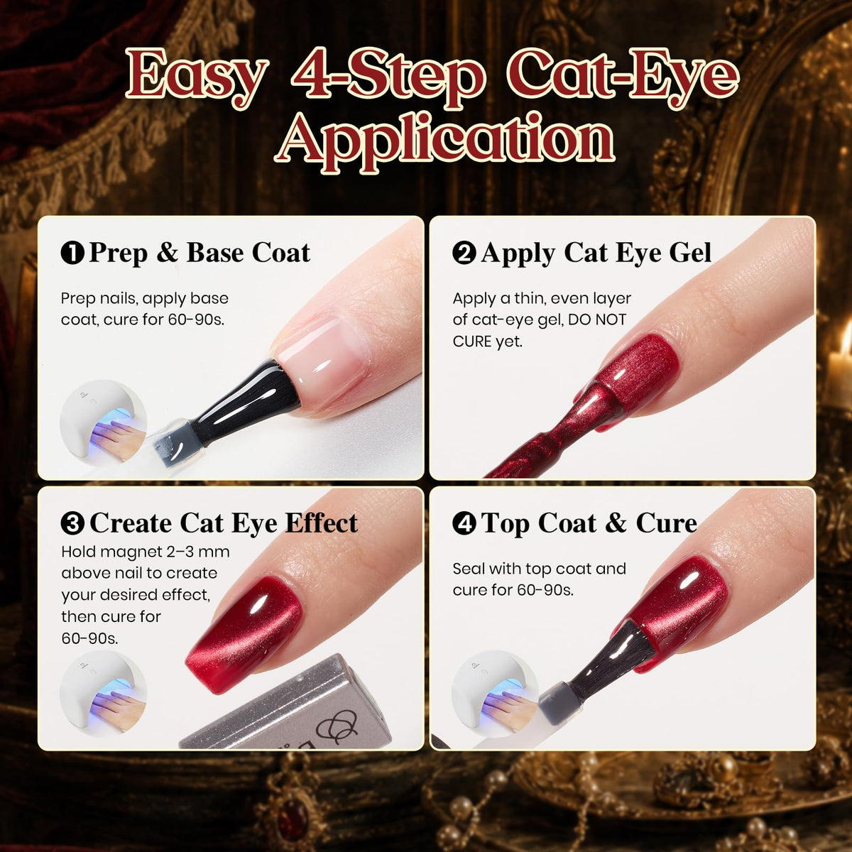 Beetles 10 Colors Cat Eye Gel Nail Polish Set – Oracle Gems