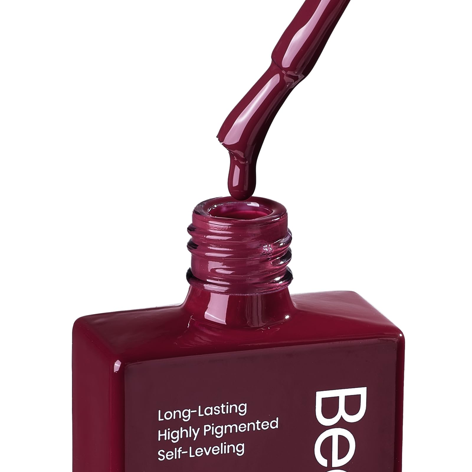 Hema - Free Modern Berry Nails - 15ML Fall Salon-Quality Burgundy Red Gel Nail Polish