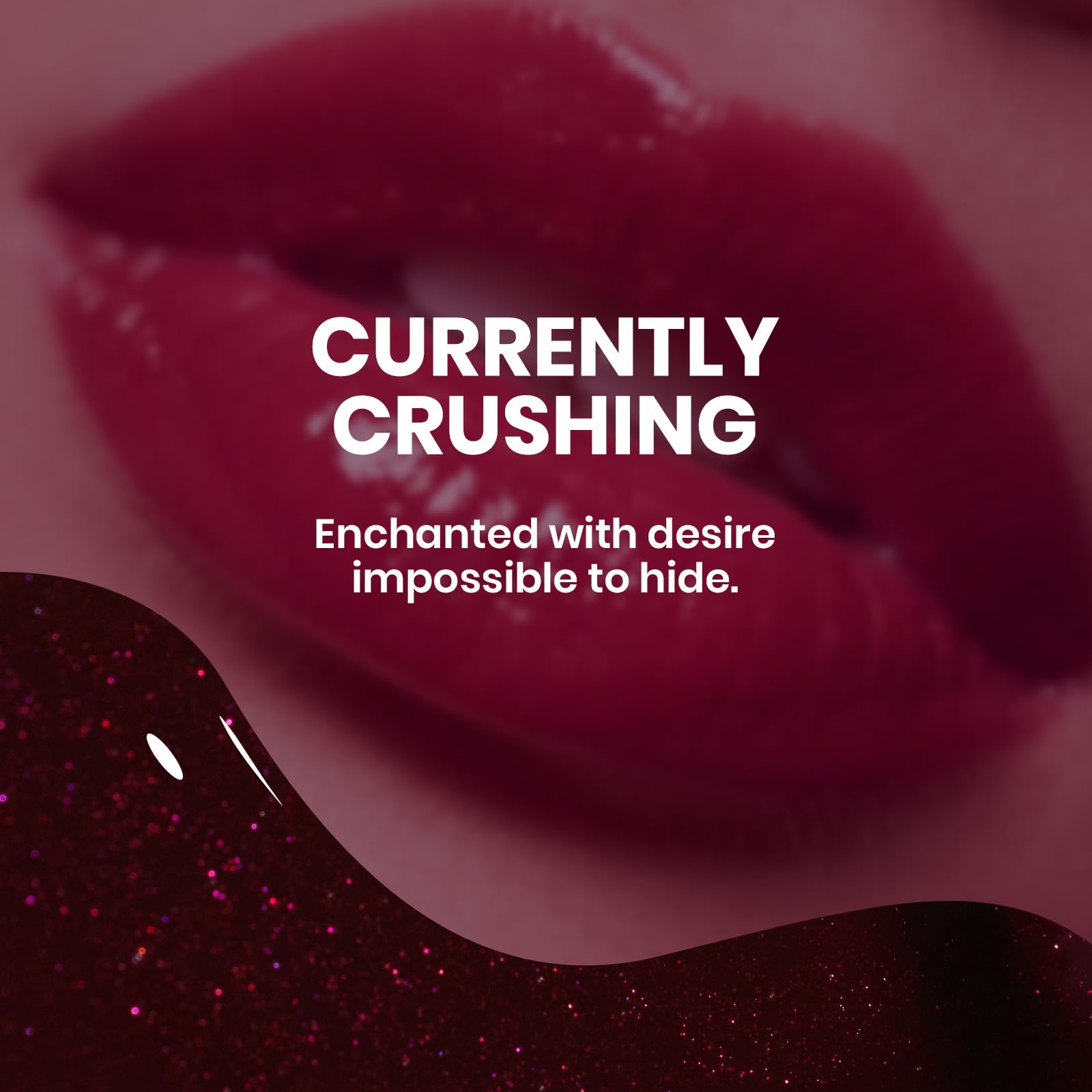 Beetles Proe Red Gel Polish - Currently Crushing Dark Cherry Mocha Red Color 20ML Glitter Plum Gel Nail Polish
