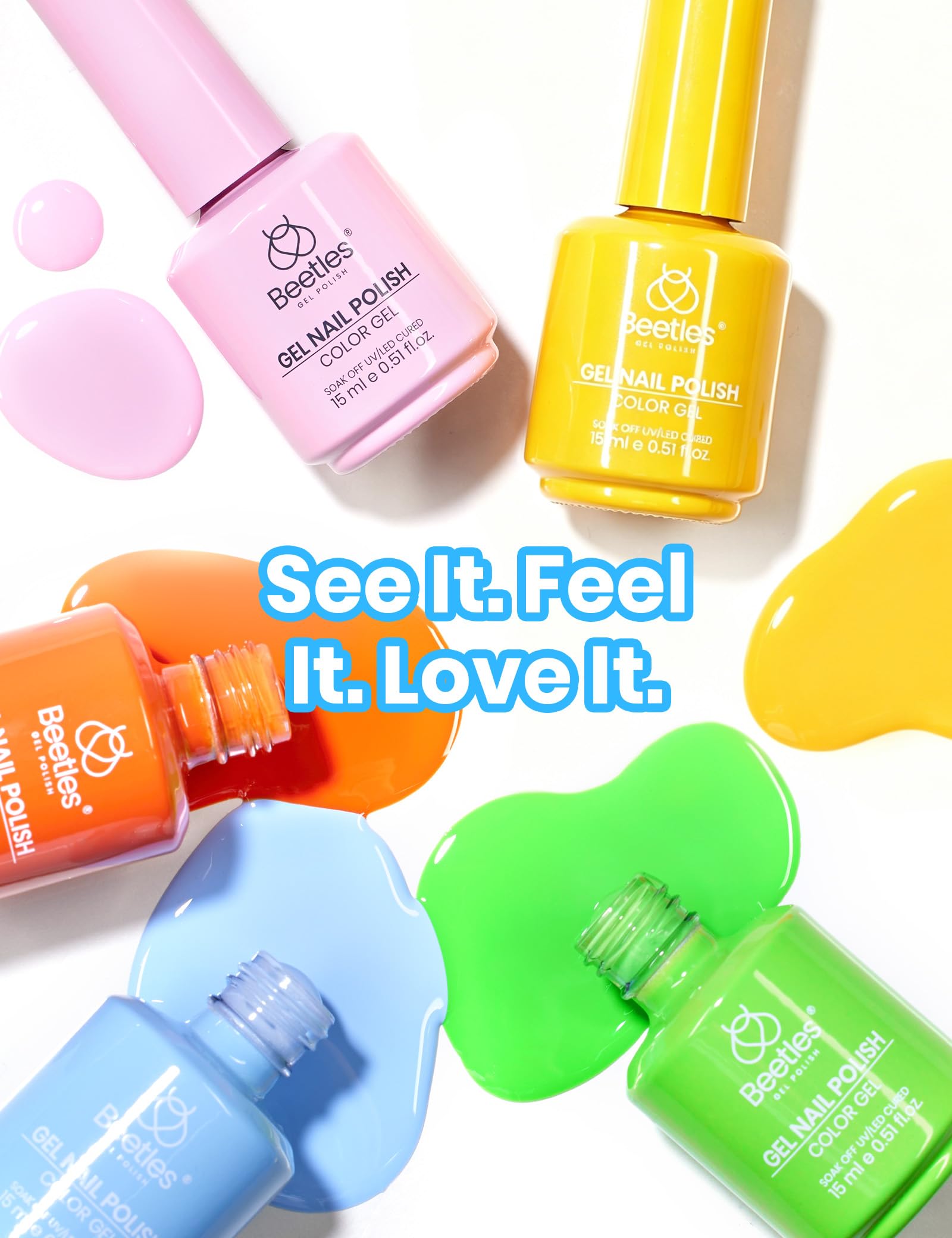Candy Electric Collection 20 Colors Gel Polish Set  15ML