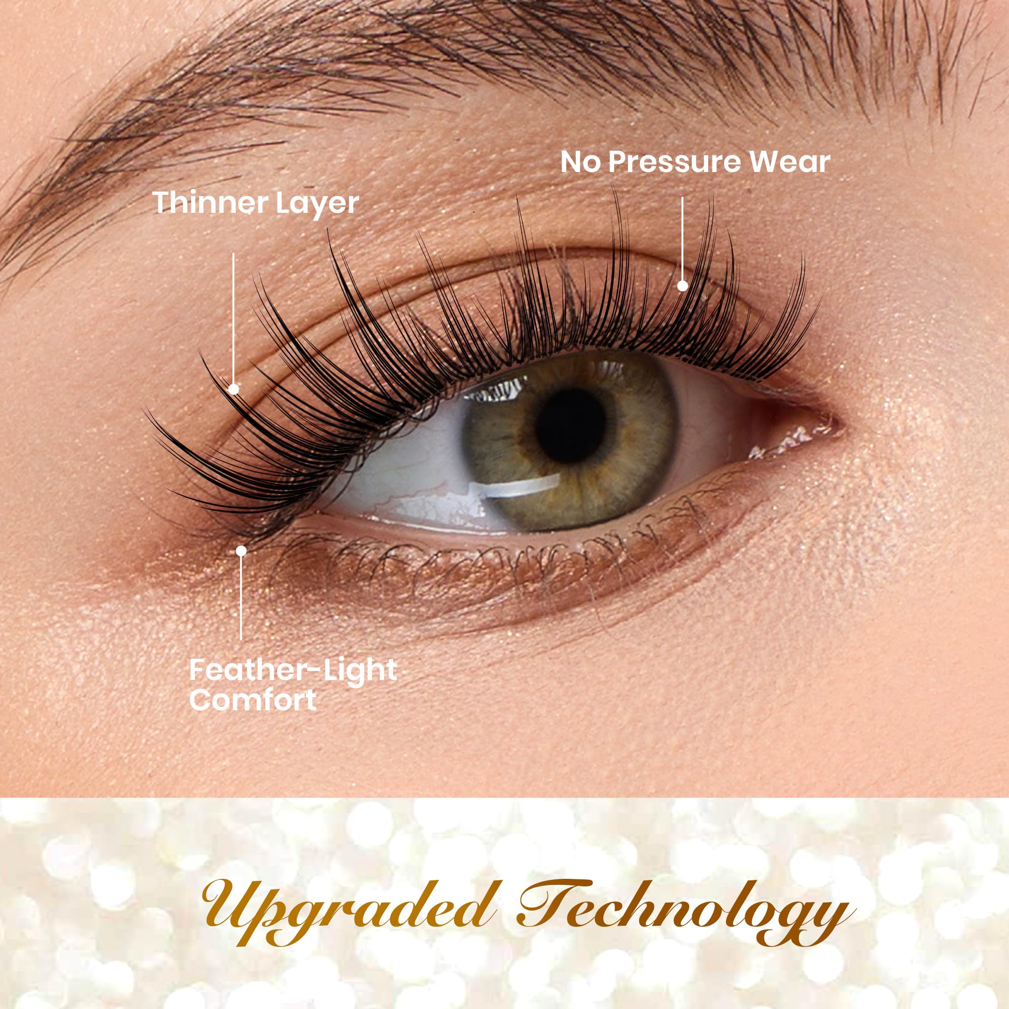 Beetles Christmas Lash Clusters Kit – DIY Eyelash Clusters Gift Set with Bond & Seal