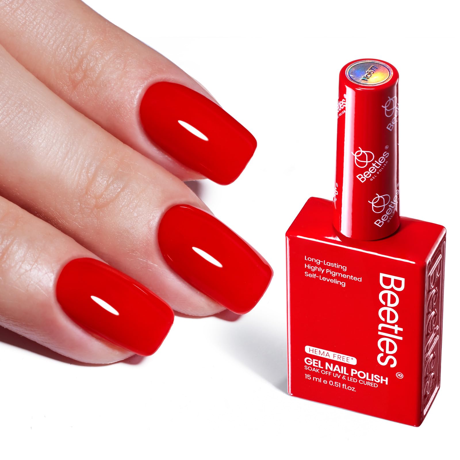 Hema - Free Crimsom Harmony - 15ML Classic Red Gel Nail Polish