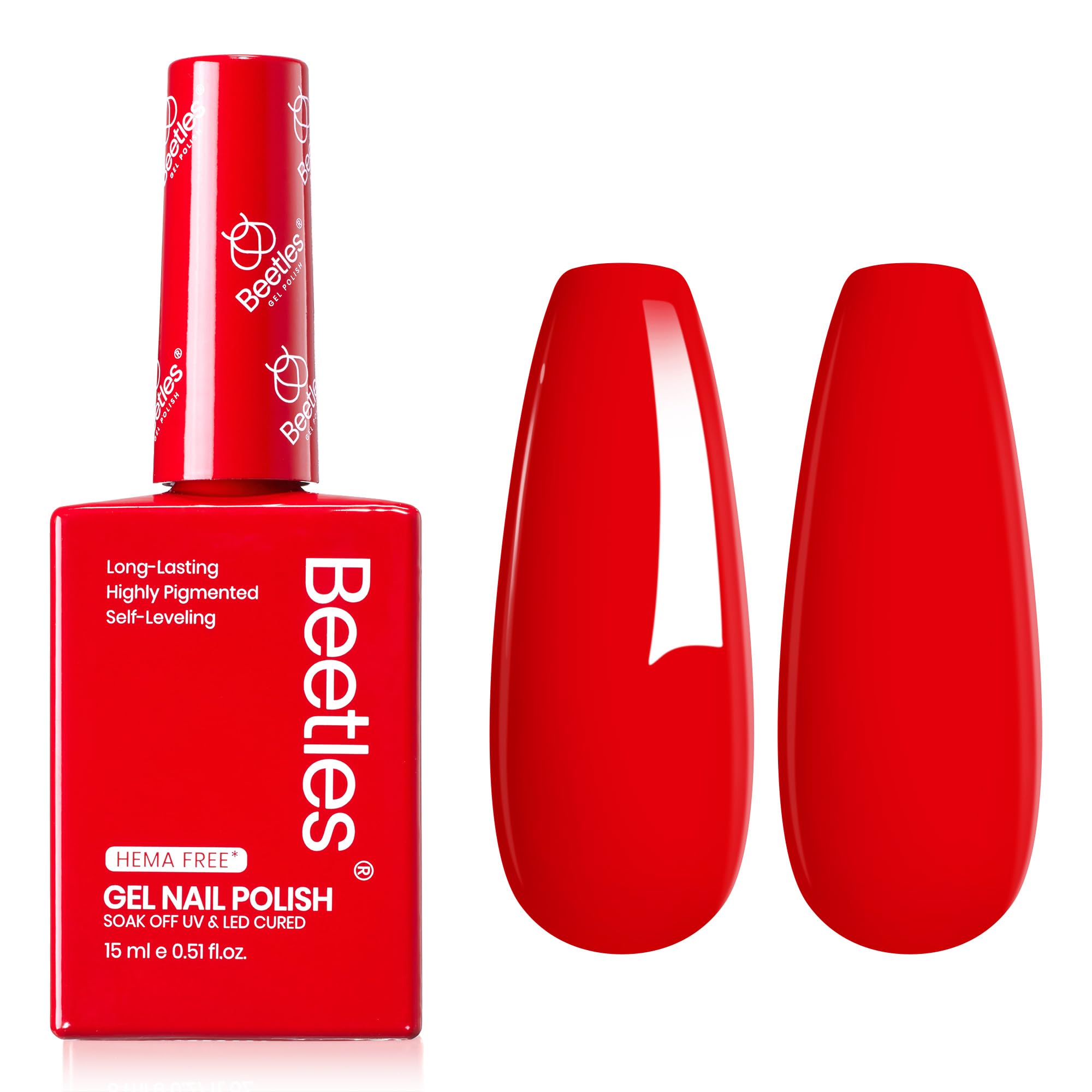Hema - Free Crimsom Harmony - 15ML Classic Red Gel Nail Polish
