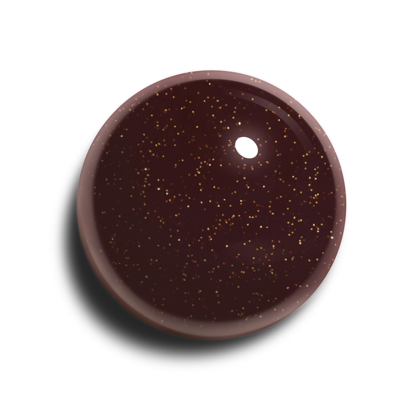 Beetles Pro Brown Gel Polish - Delusional Confidence Dark Brown Color 20ML Shimmer Gel Polish