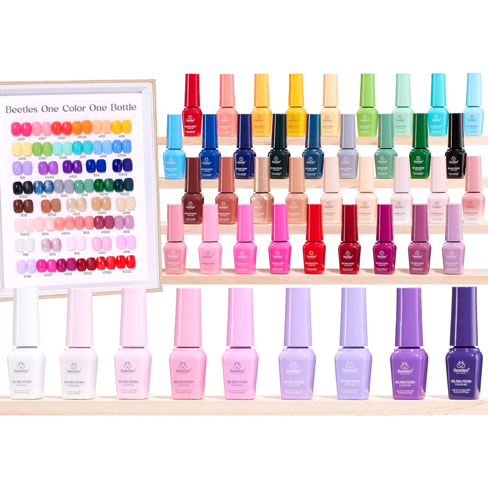 Emotional Journey - 45 Colors Upgrade Colorful Bottle Gel Starter Kit
