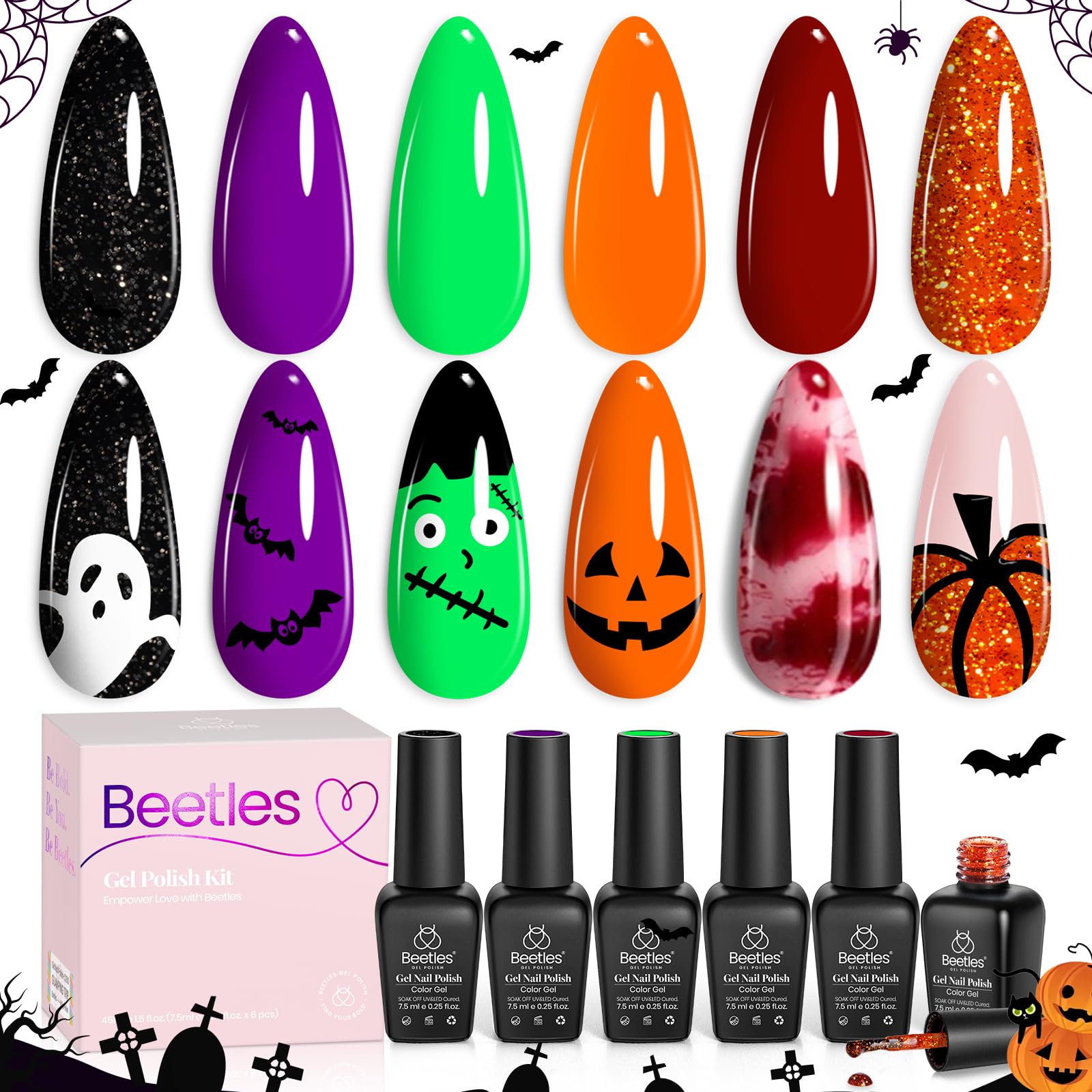 Halloween Hocus Pocus | Gel Polish 6 Colors Set