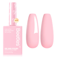 Light Pink - Upgraded Colorful Bottle Valentines Nails Packaging Gel Polish 15ml
