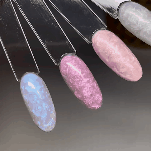 Mermaid Legend | 6 Colors Pearl Shell Valentines Nails Gel Polish Set