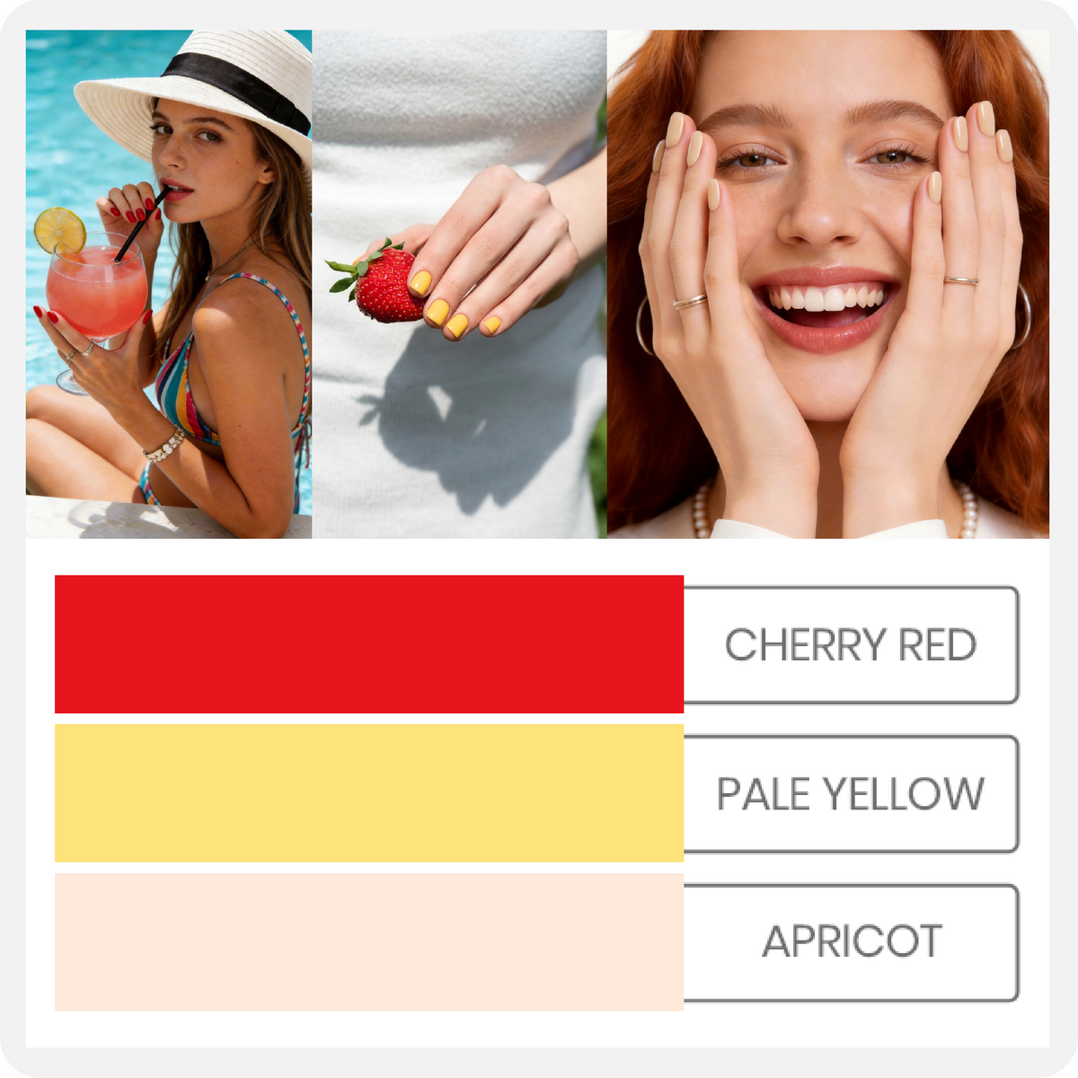classic warm tones for magnetic and confident nail designs