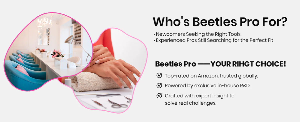 The Beetles Pro Series is built for advanced DIY users, salon professionals, and long-wear gel nail lovers